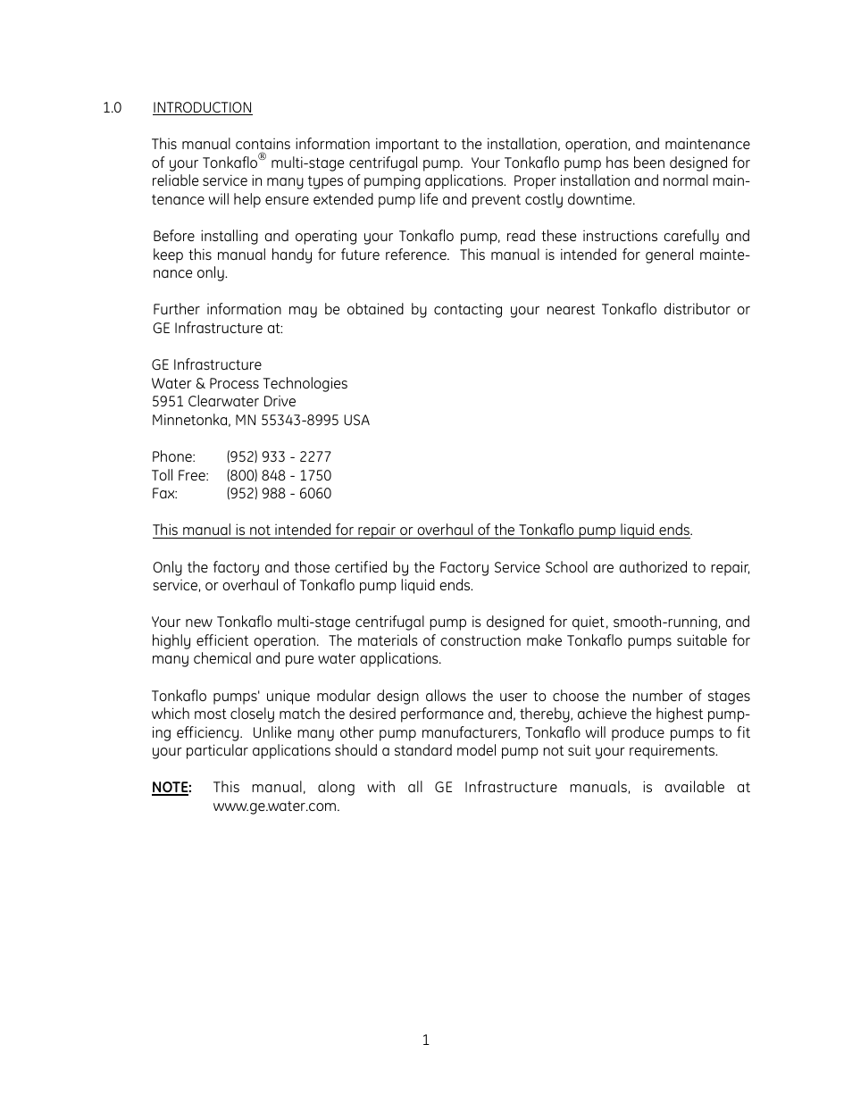 GE SS1000 User Manual | Page 7 / 42