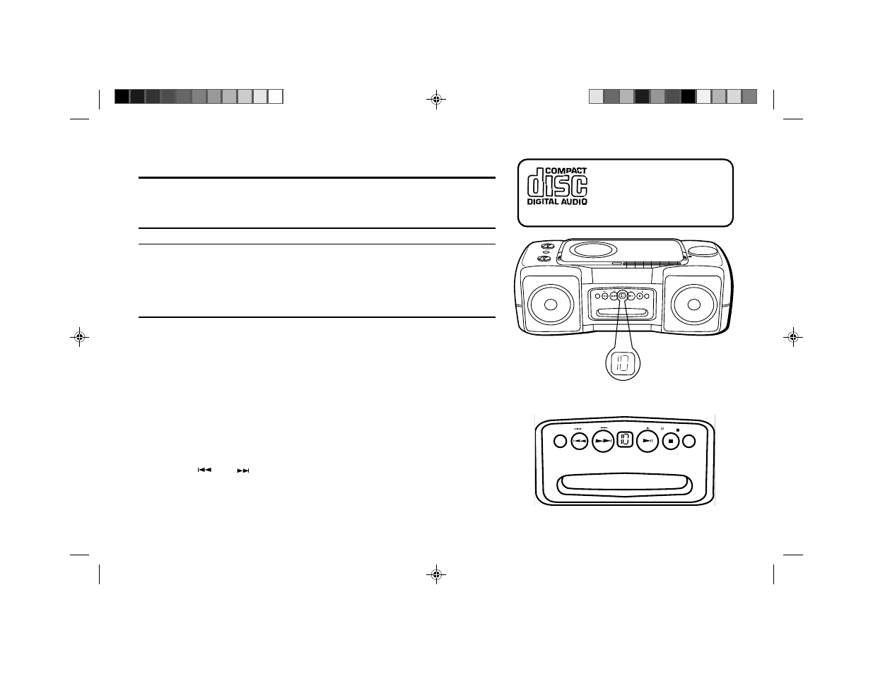 Cd player operation, Inserting a cd, Cd player controls | Cd p | GE 3-7025 User Manual | Page 8 / 14