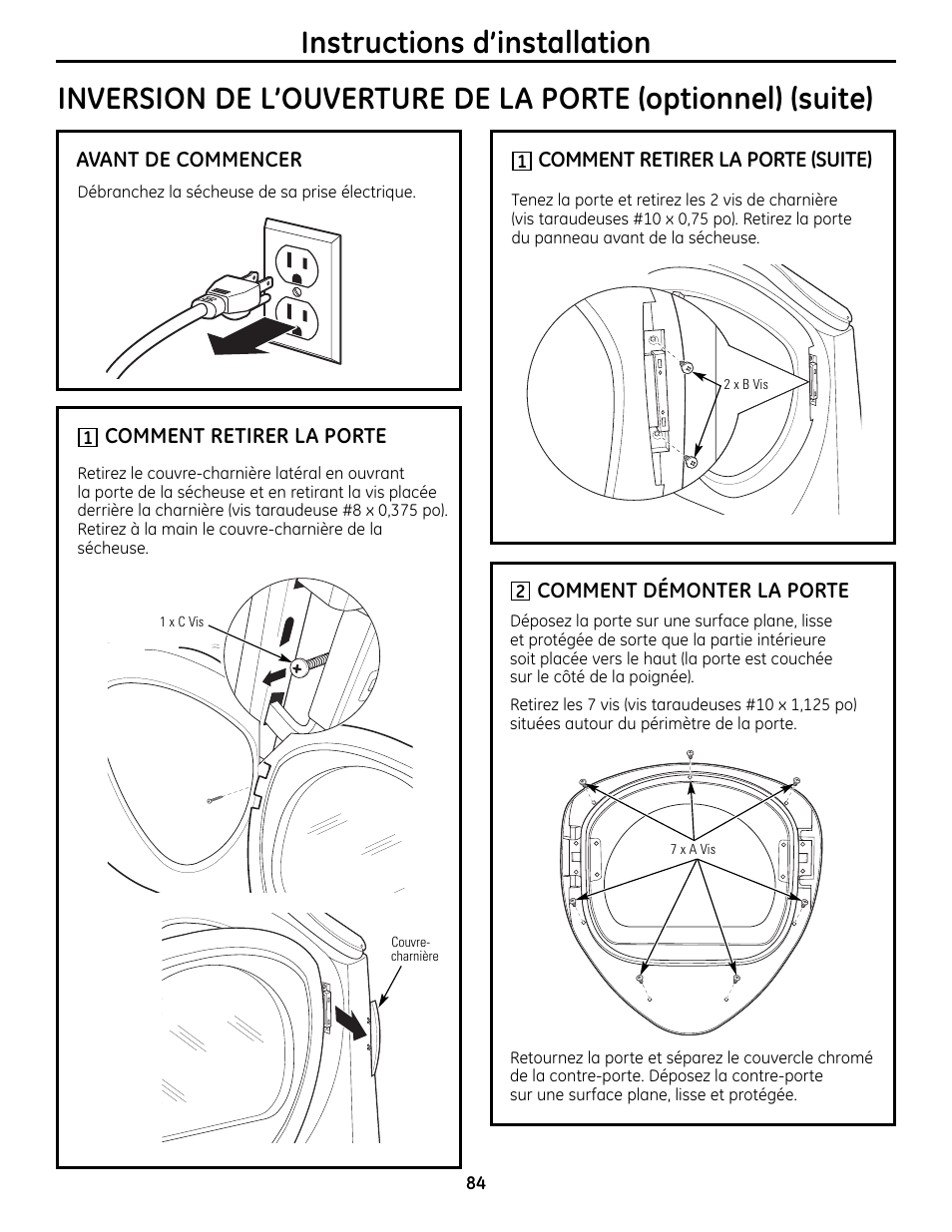 GE UPVH890 User Manual | Page 84 / 152