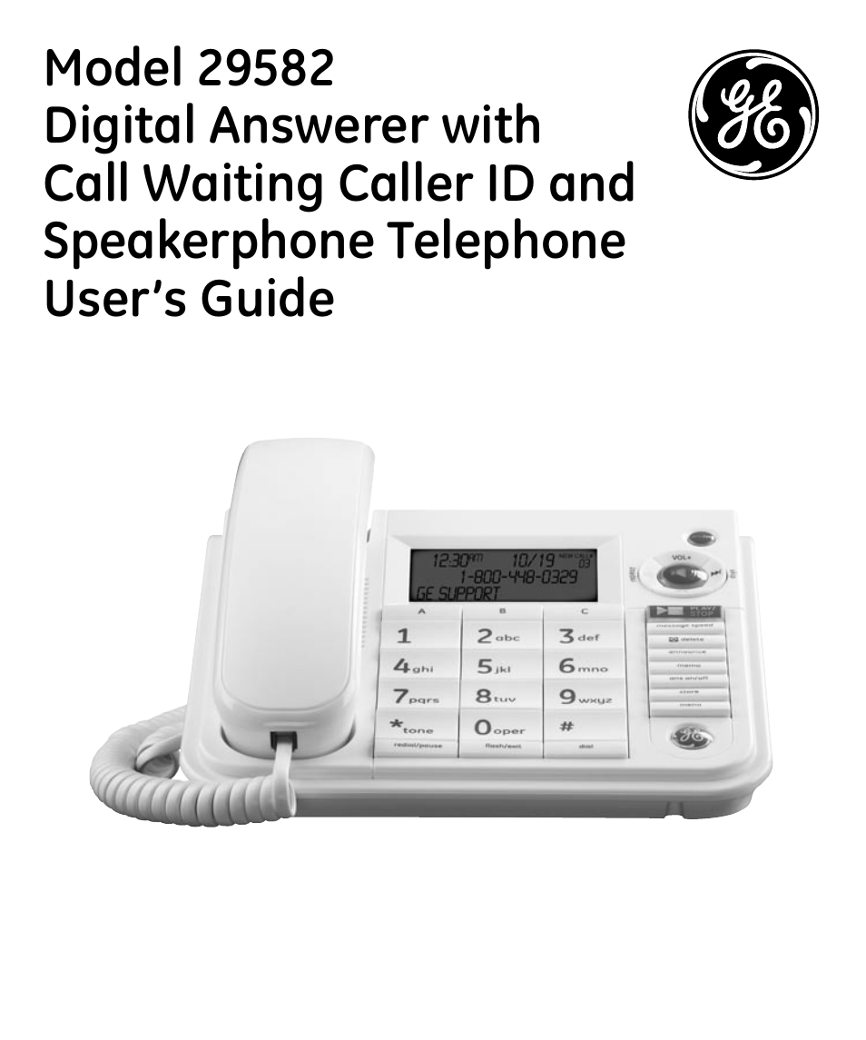 GE 00023598 User Manual | 80 pages