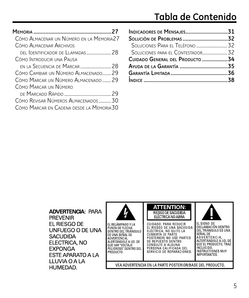 GE 00023598 User Manual | Page 45 / 80