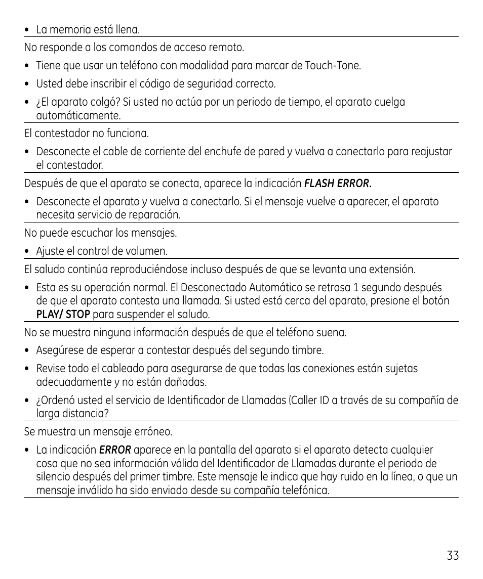 GE 00023598 User Manual | Page 73 / 80