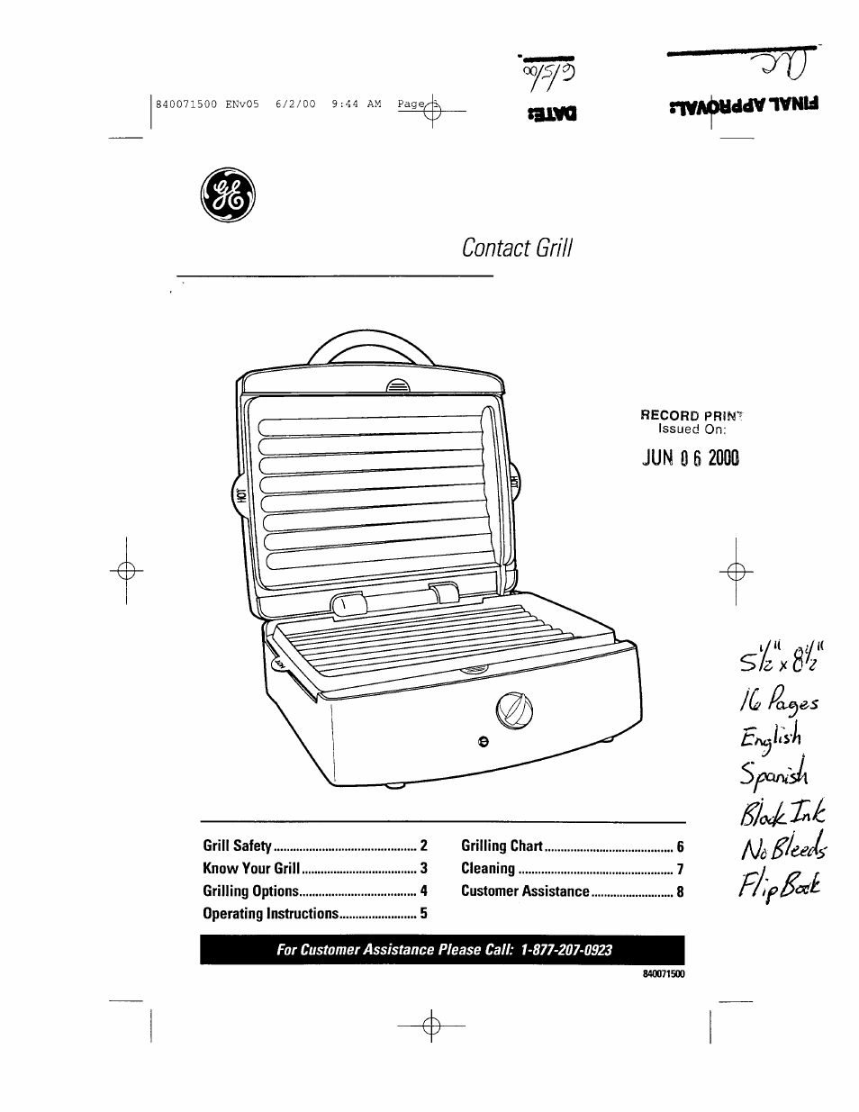 GE 106604 User Manual | 16 pages
