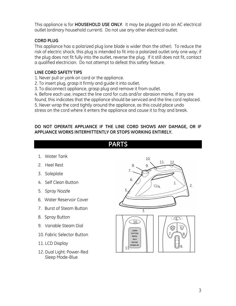 Parts | GE 681131690614 User Manual | Page 3 / 9