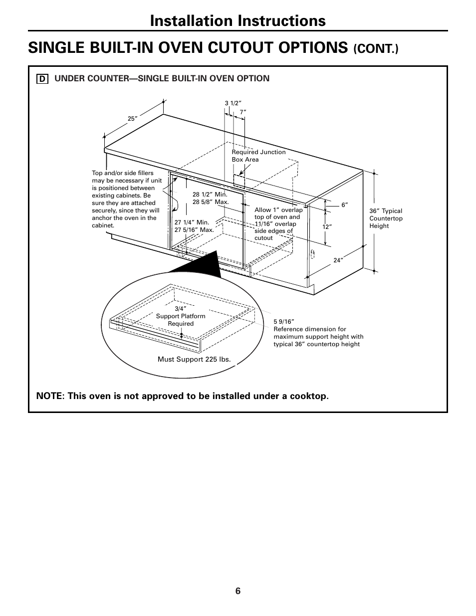 Cont.) | GE TRIVECTION JT980 User Manual | Page 6 / 16