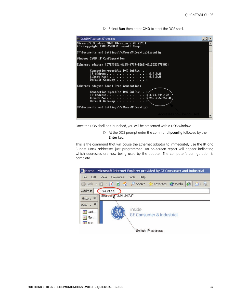 GE MULTILINK 1601-9026-A3 User Manual | Page 41 / 70