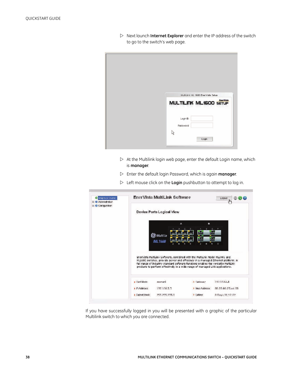 GE MULTILINK 1601-9026-A3 User Manual | Page 42 / 70