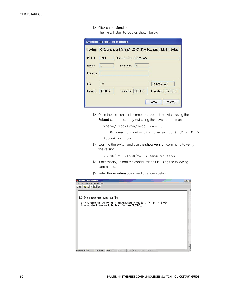 GE MULTILINK 1601-9026-A3 User Manual | Page 64 / 70