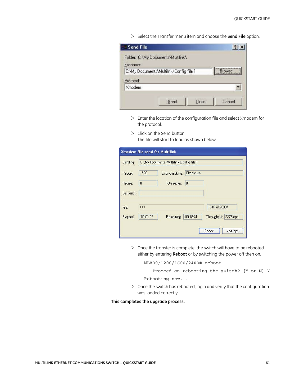 GE MULTILINK 1601-9026-A3 User Manual | Page 65 / 70