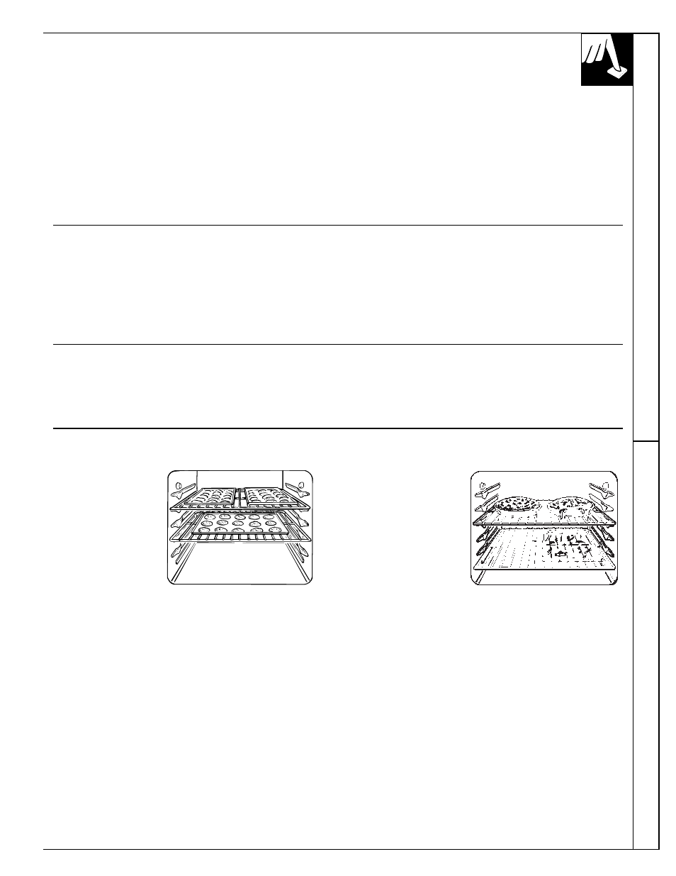 Preheating, Using y our oven baking | GE EGR2000 User Manual | Page 15 / 52