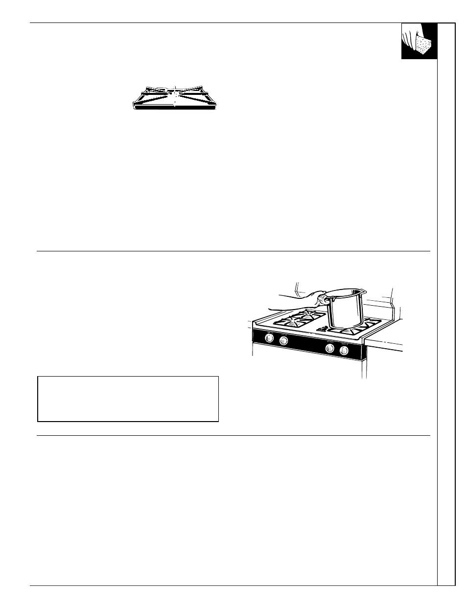 Cooktop, Oven bottom, Car e and cleaning | GE EGR2000 User Manual | Page 29 / 52