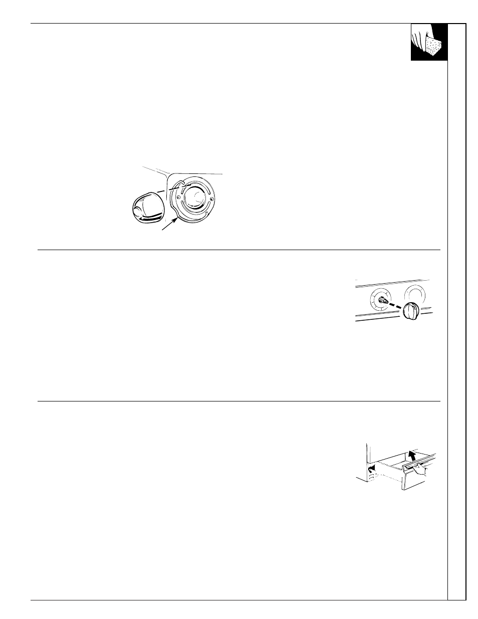 Storage drawer, Car e and cleaning | GE EGR2000 User Manual | Page 31 / 52