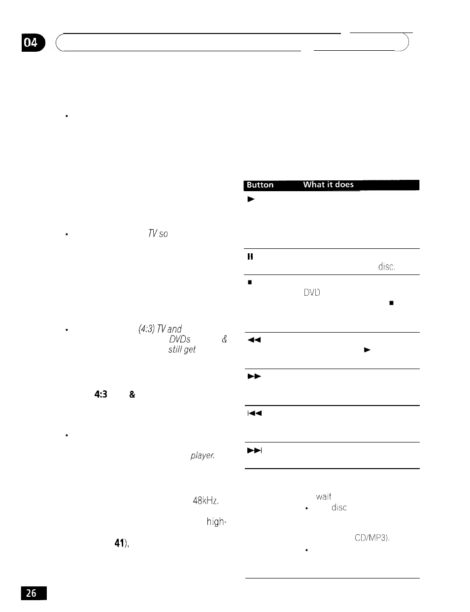 Basic playback controls, Getting started | GE DV-354 User Manual | Page 26 / 61