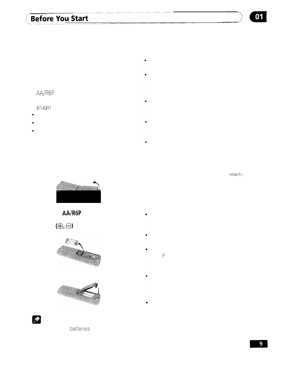 What's in the box, What’s, Putting the batteries in the remote control | Using the remote control | GE DV-354 User Manual | Page 9 / 61