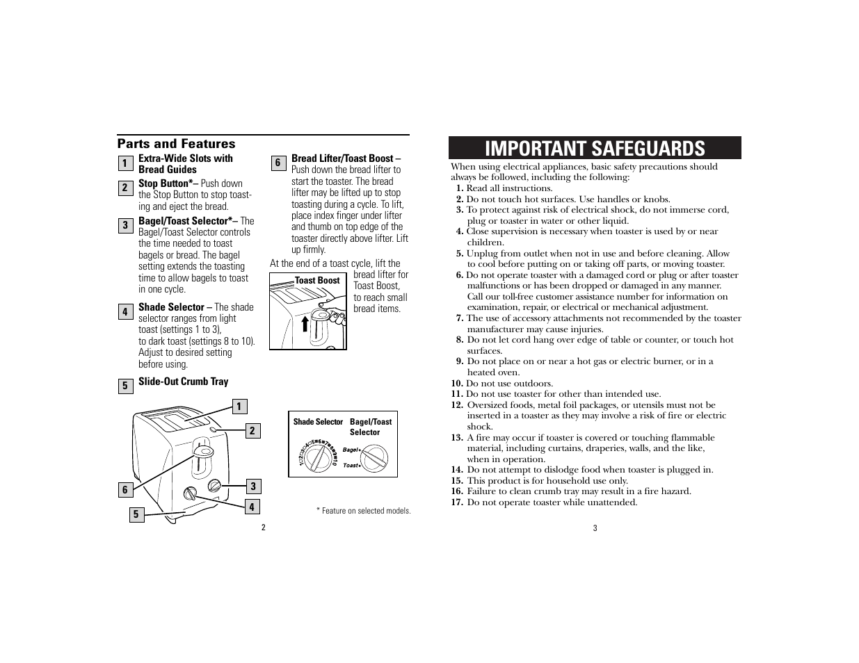 Important safeguards | GE 840085000 User Manual | Page 2 / 10