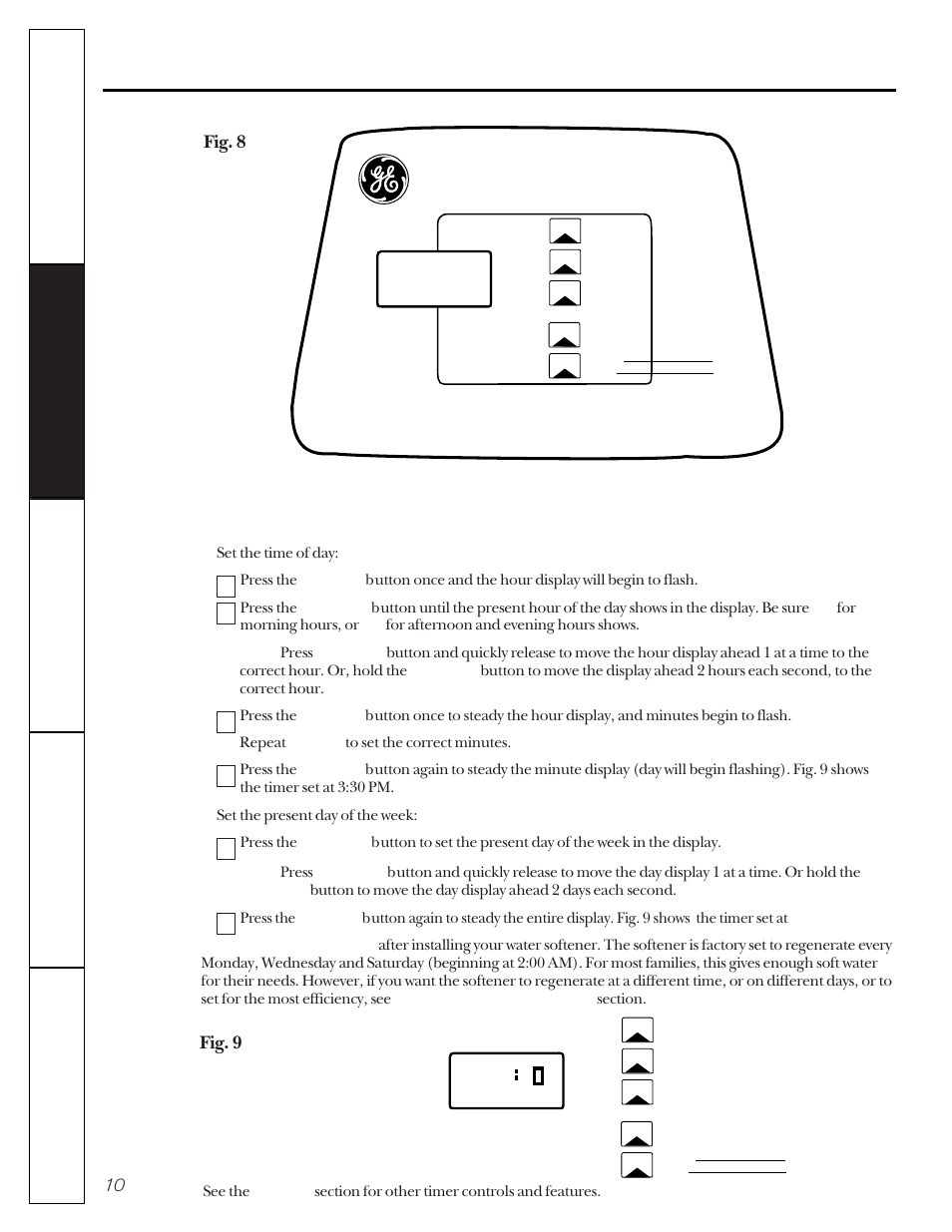 Program the timer, Step-by-step installation instructions | GE MONACO 6000A User Manual | Page 10 / 28