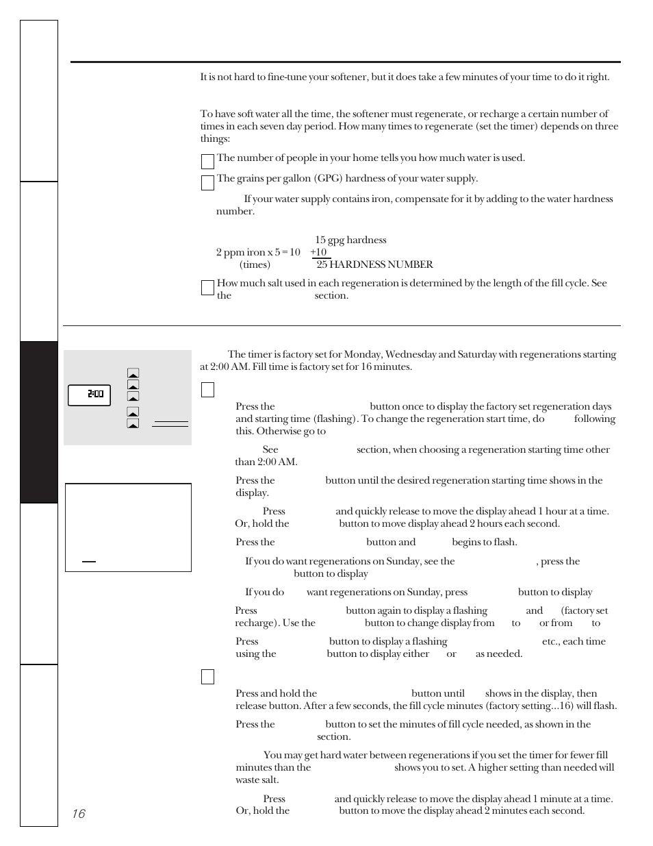 Regeneration, Regeneration , 17, About regenerating the system | GE MONACO 6000A User Manual | Page 16 / 28