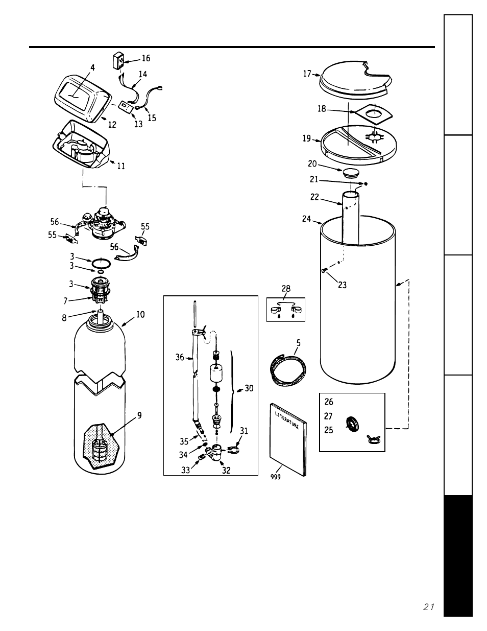 Parts list, Parts list –24 | GE MONACO 6000A User Manual | Page 21 / 28