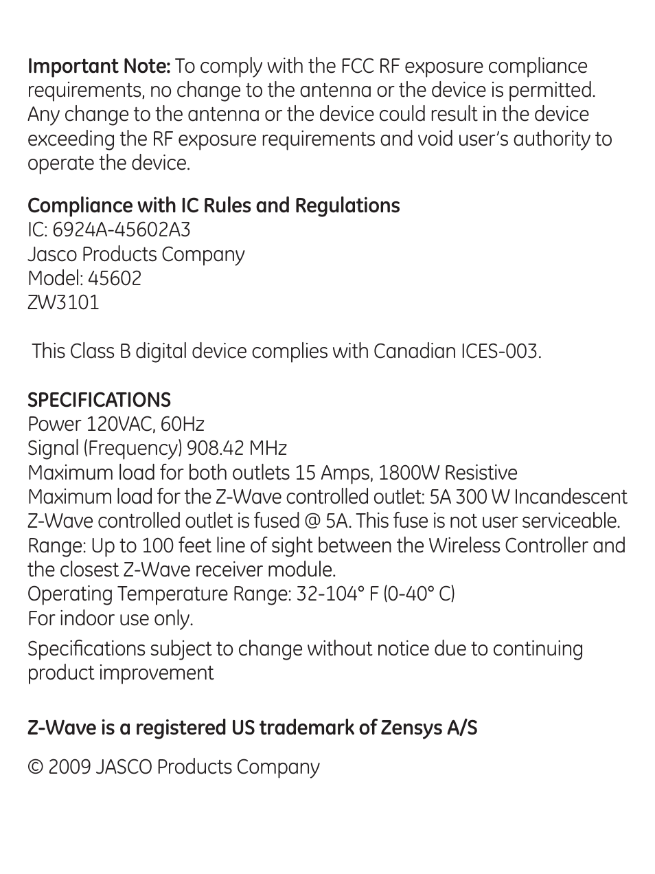 GE 45602 User Manual | Page 15 / 16