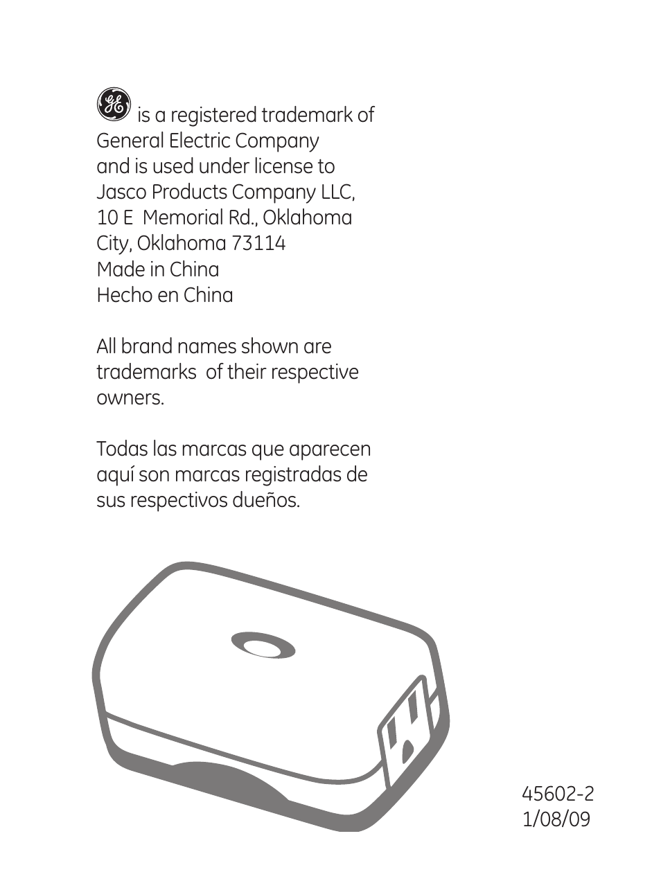 GE 45602 User Manual | Page 16 / 16