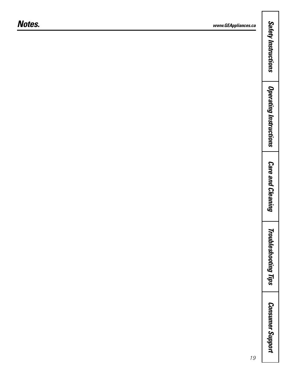 GE JV936 User Manual | Page 19 / 24