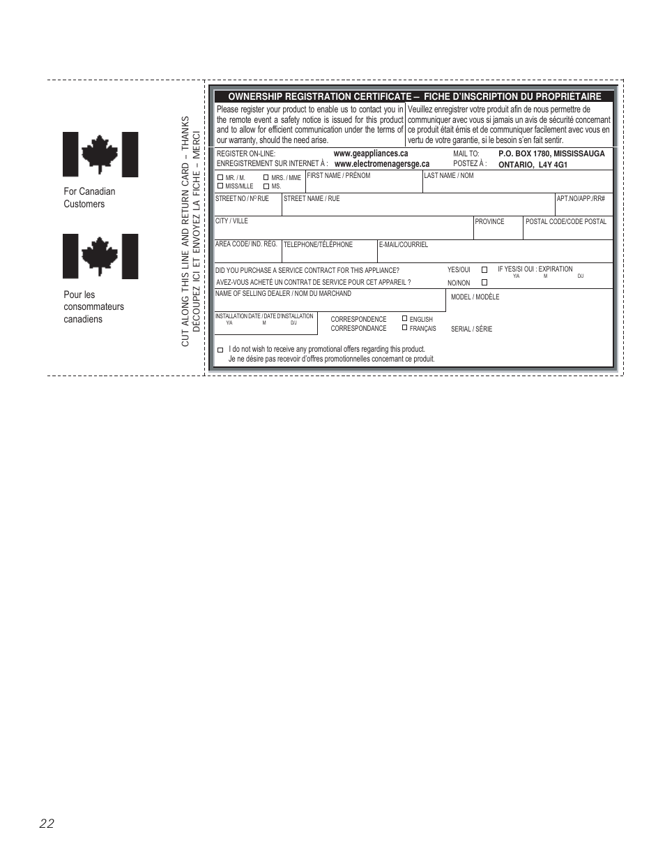 GE JV936 User Manual | Page 22 / 24