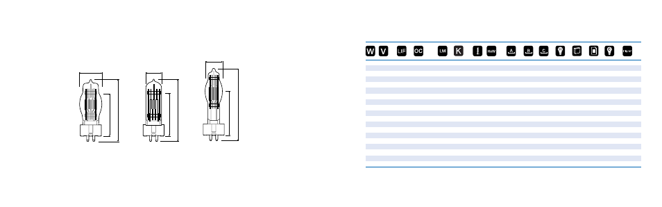 Single ended halogen, Continued | GE SHOWBIZ User Manual | Page 15 / 77