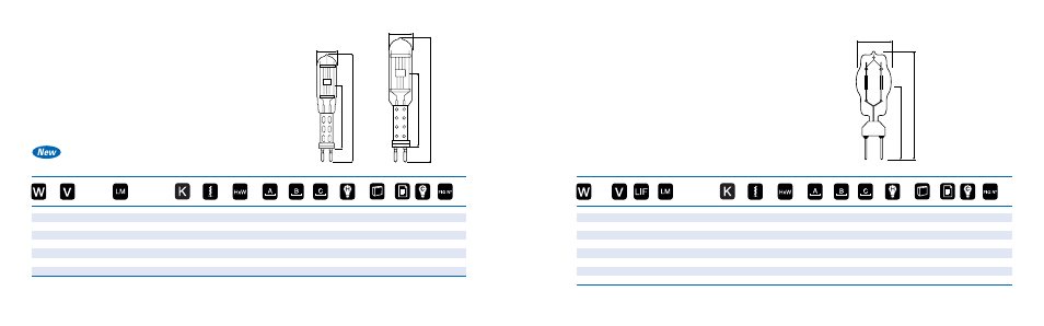 Single ended halogen, Continued | GE SHOWBIZ User Manual | Page 19 / 77