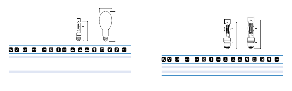 Single ended halogen, Continued | GE SHOWBIZ User Manual | Page 20 / 77