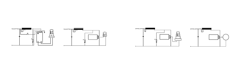 Discharge lamps, Continued, 200 watt cid hot-restart lamp circuit diagram | 400 watt csi lamp circuit diagram, 1000 watt csi lamp circuit diagram, 575 watt cid lamp circuit diagram | GE SHOWBIZ User Manual | Page 41 / 77