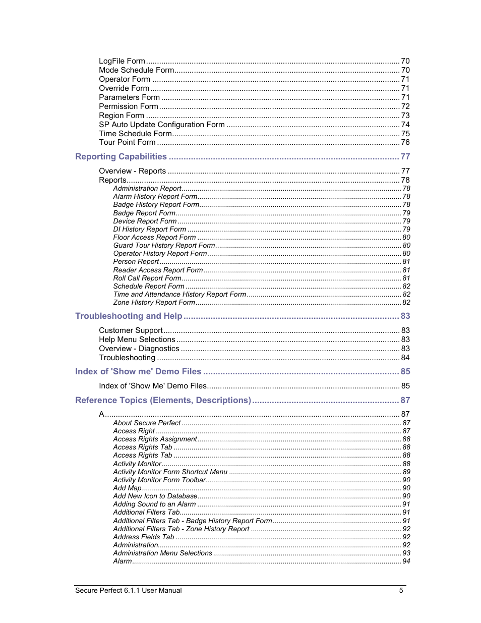 GE v6 User Manual | Page 7 / 269