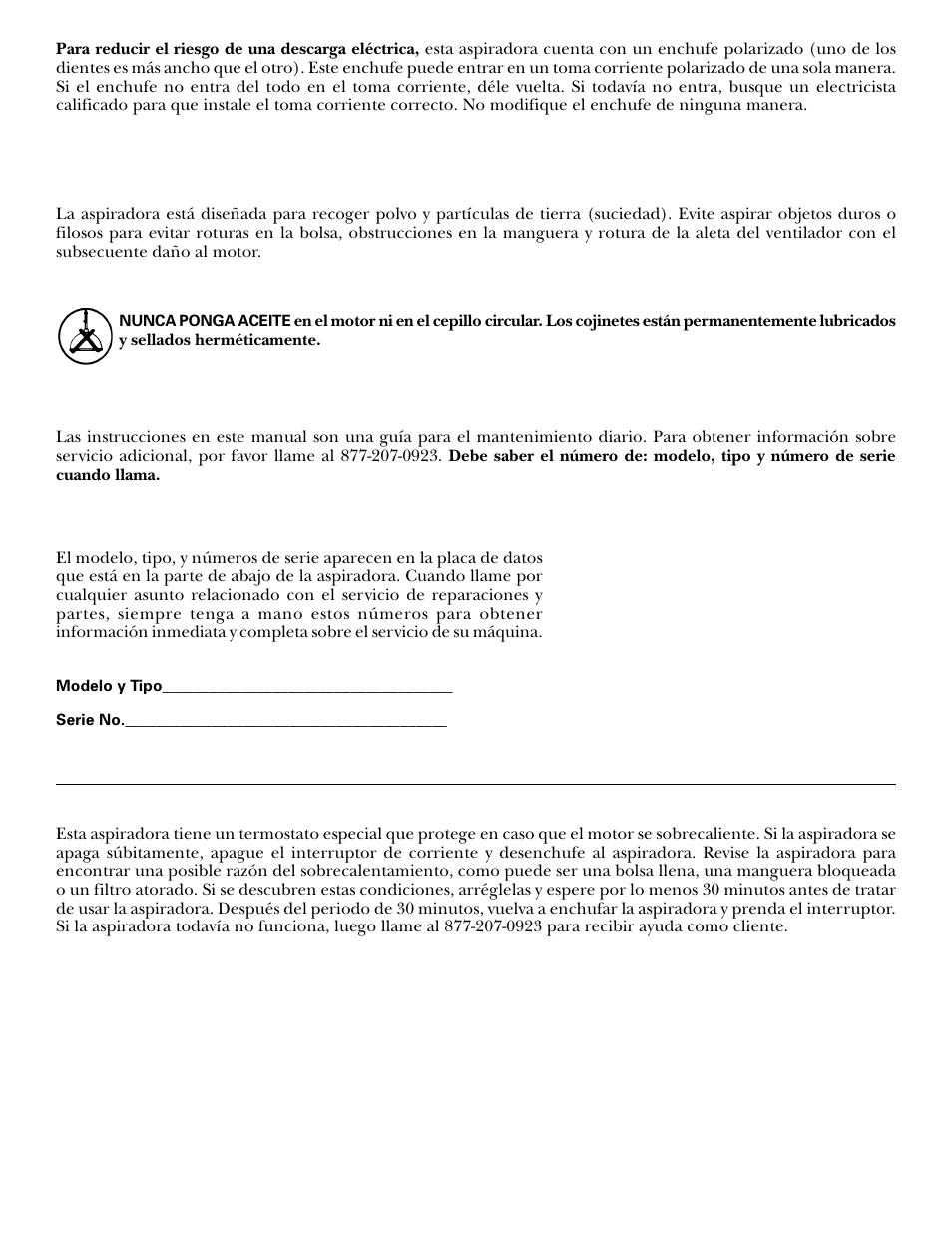 Información general | GE 71045 User Manual | Page 23 / 36