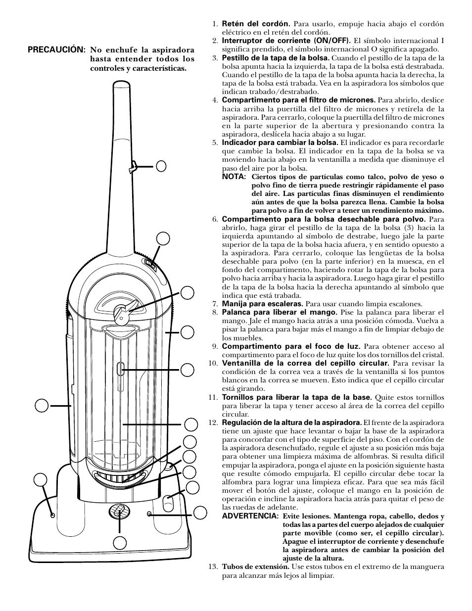 Como usarla | GE 71045 User Manual | Page 26 / 36