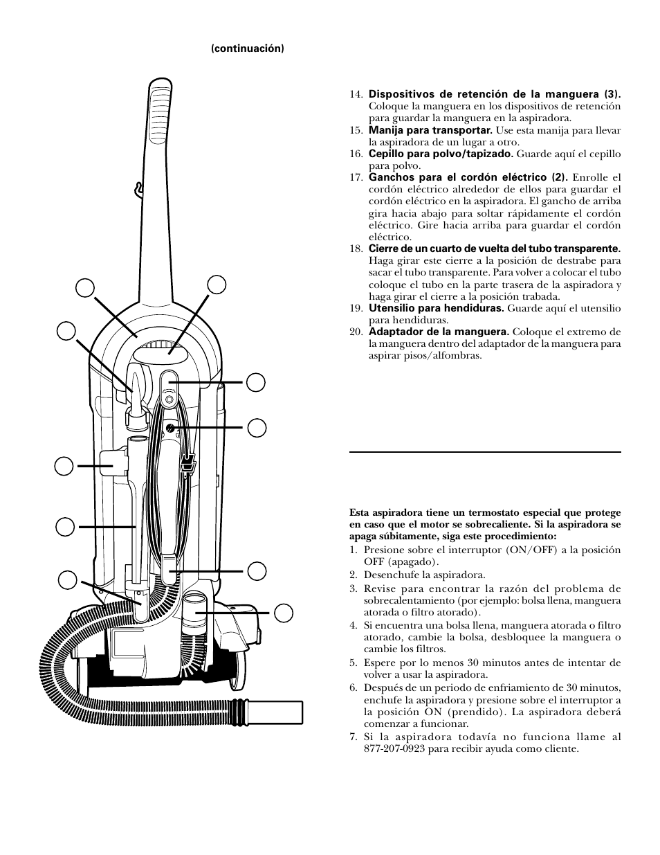 Como usarla, Apagado térmico | GE 71045 User Manual | Page 27 / 36