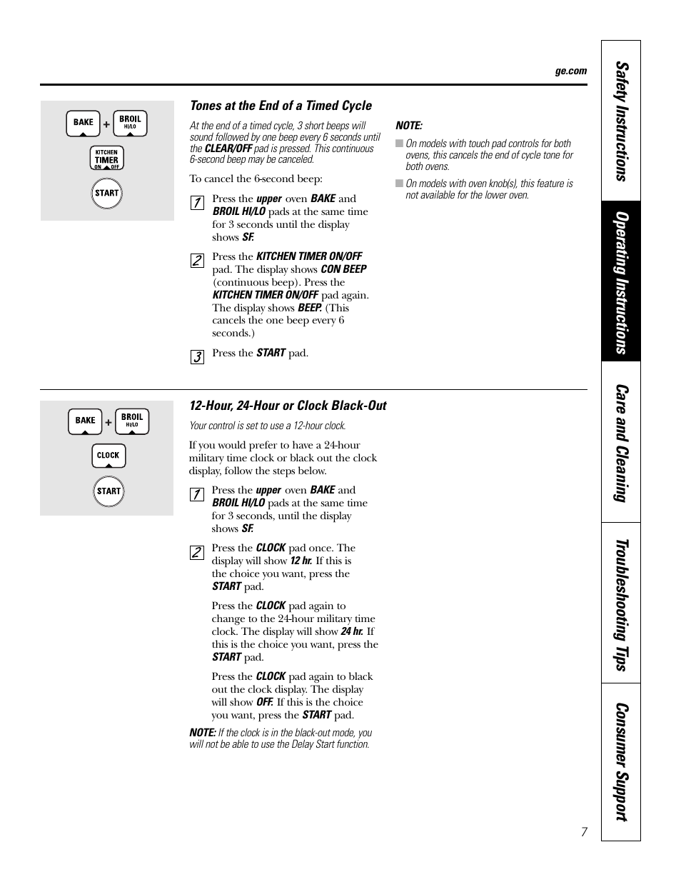 GE JKP2027 User Manual | Page 7 / 28