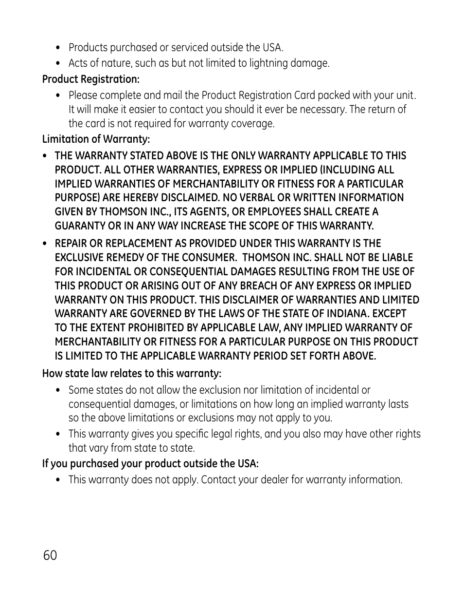 GE 0007 User Manual | Page 60 / 68
