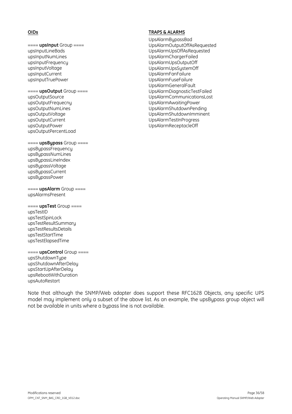 GE 1019070 User Manual | Page 36 / 58