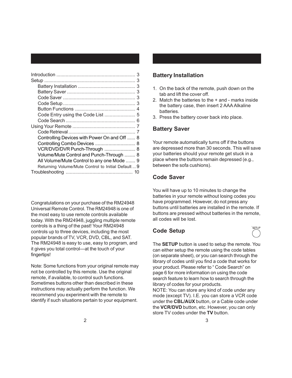 GE RM24948 User Manual | Page 2 / 7