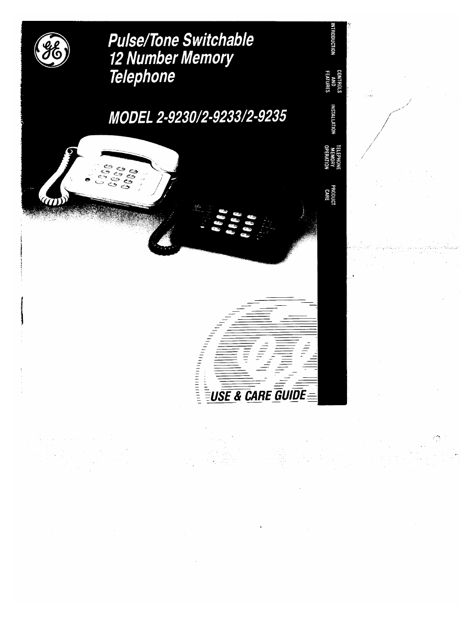 GE 2-9235 User Manual | 16 pages