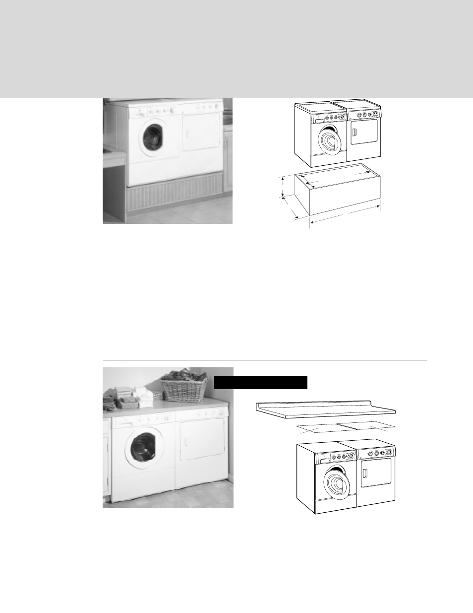 Built-in under counter | GE 14-A008 User Manual | Page 3 / 4