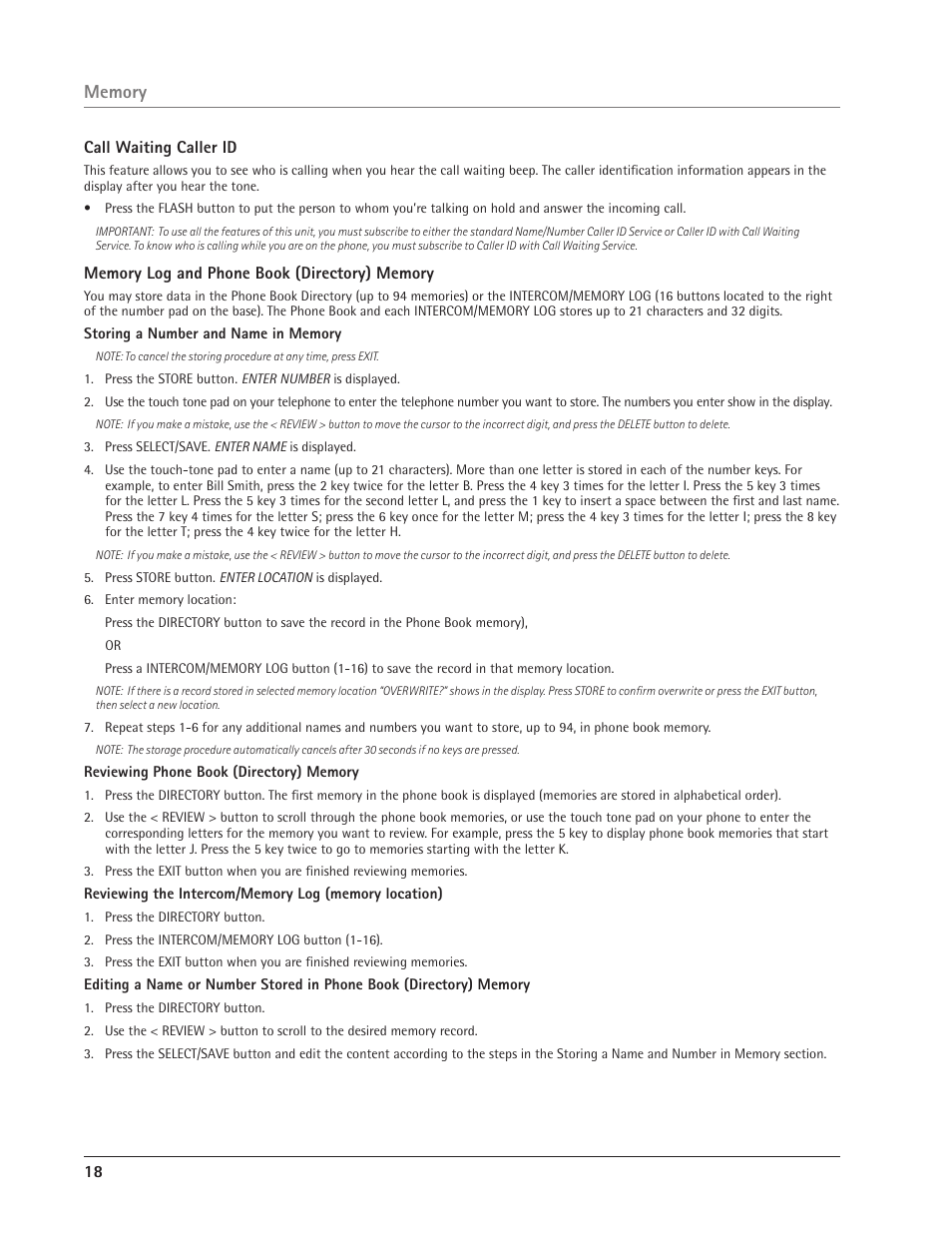 GE 25414 User Manual | Page 18 / 25