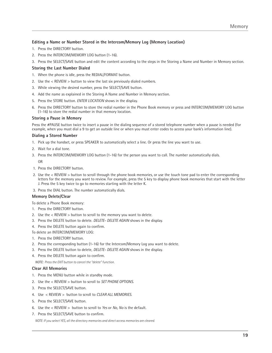 GE 25414 User Manual | Page 19 / 25