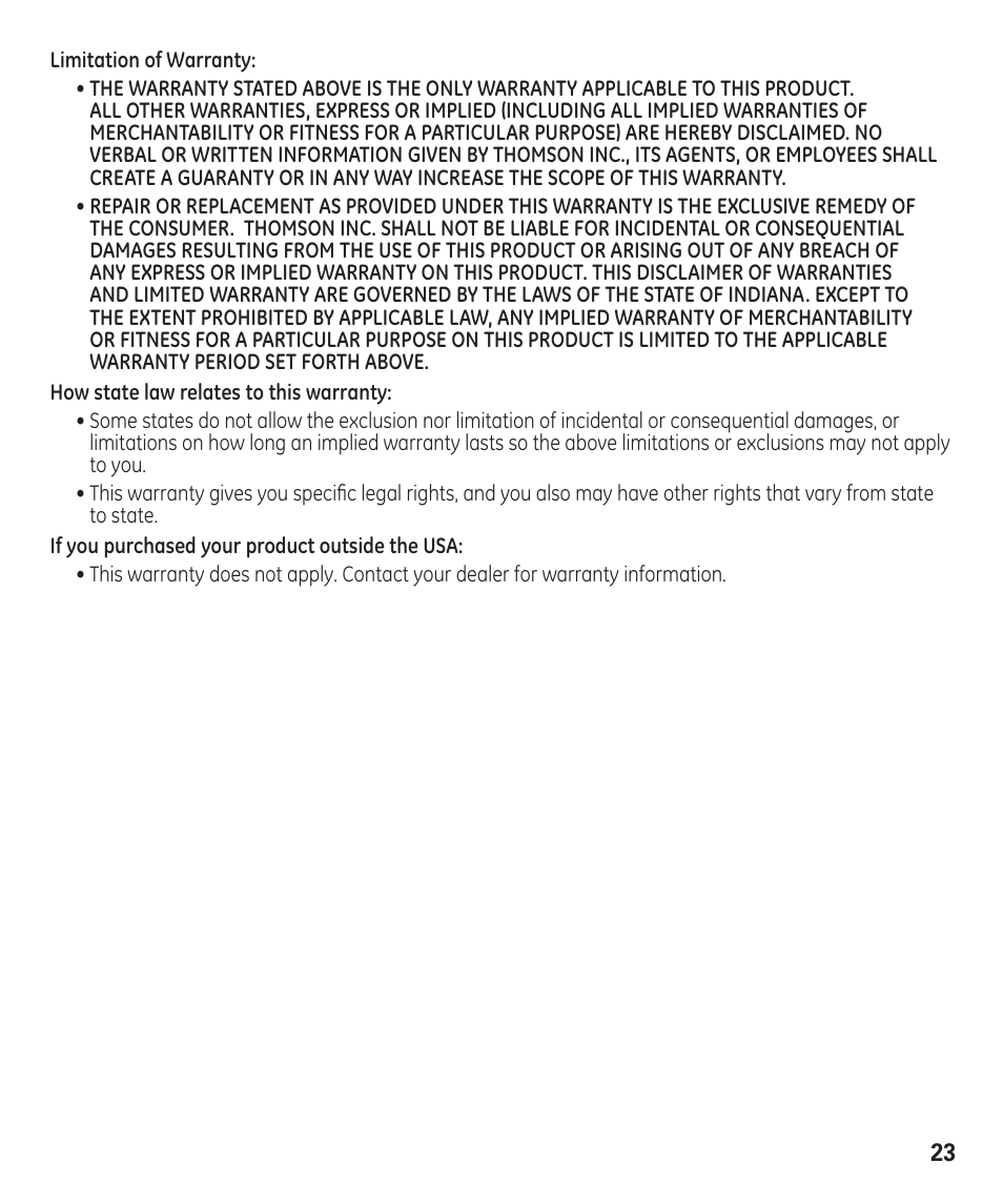 GE 29861 User Manual | Page 23 / 56