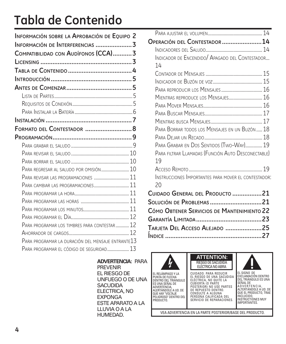 GE 29861 User Manual | Page 32 / 56