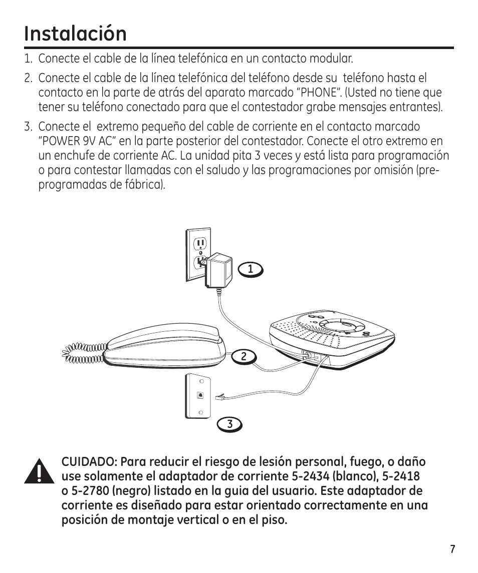 Instalación | GE 29861 User Manual | Page 35 / 56