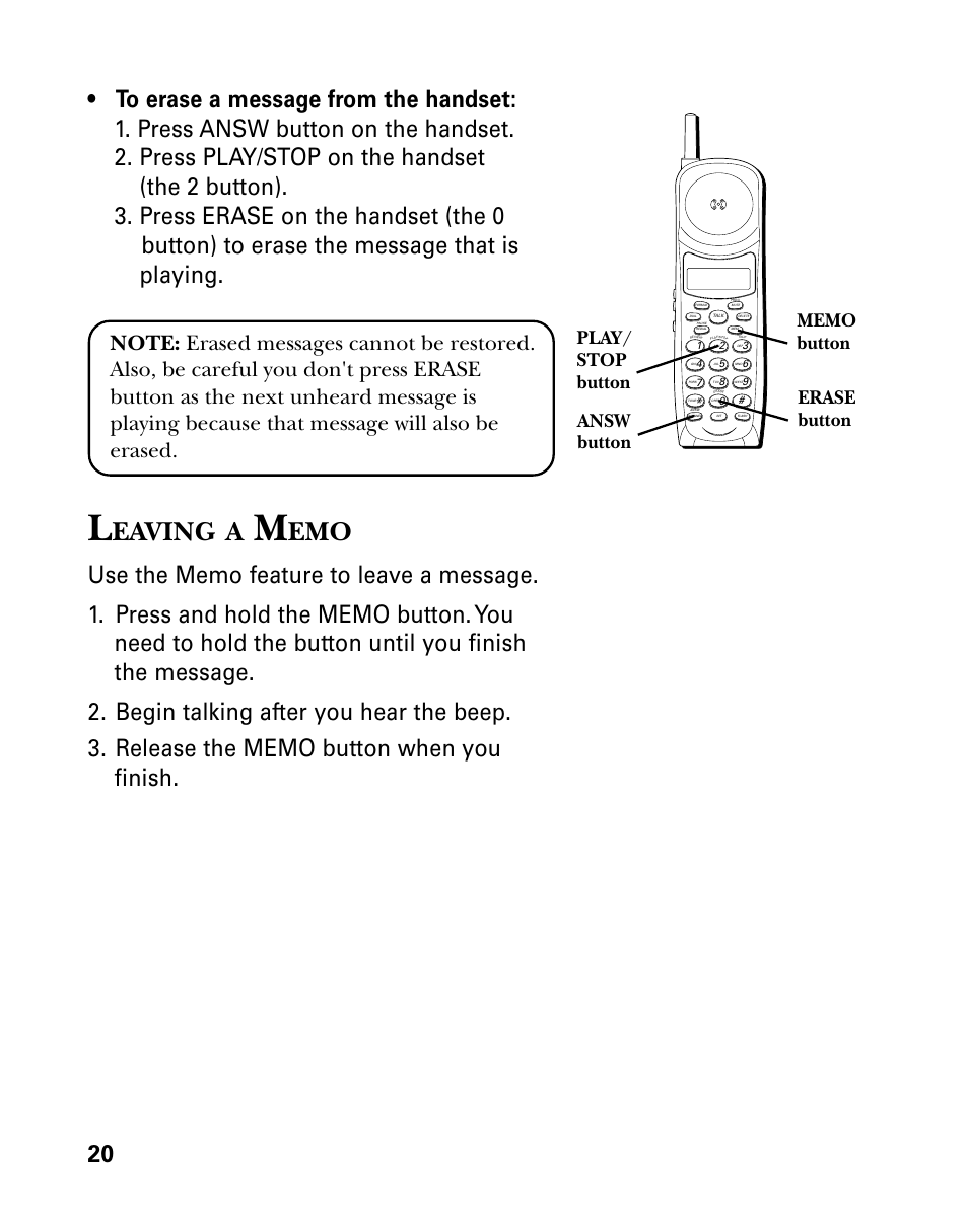 Eaving | GE 26958 User Manual | Page 20 / 176