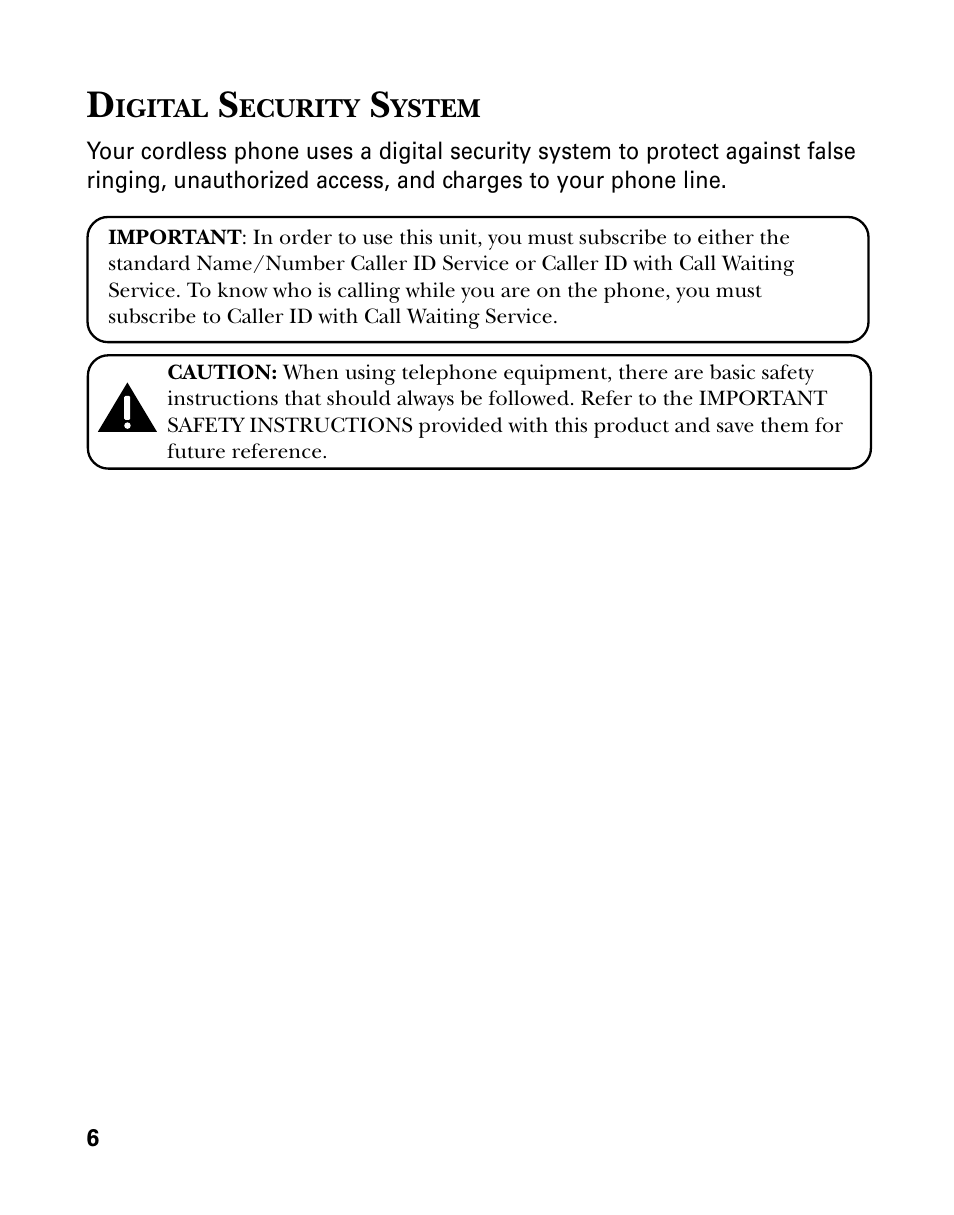GE 26958 User Manual | Page 6 / 176