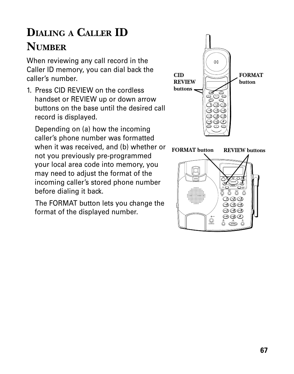 Id n, Ialing, Aller | Umber | GE 26958 User Manual | Page 67 / 176