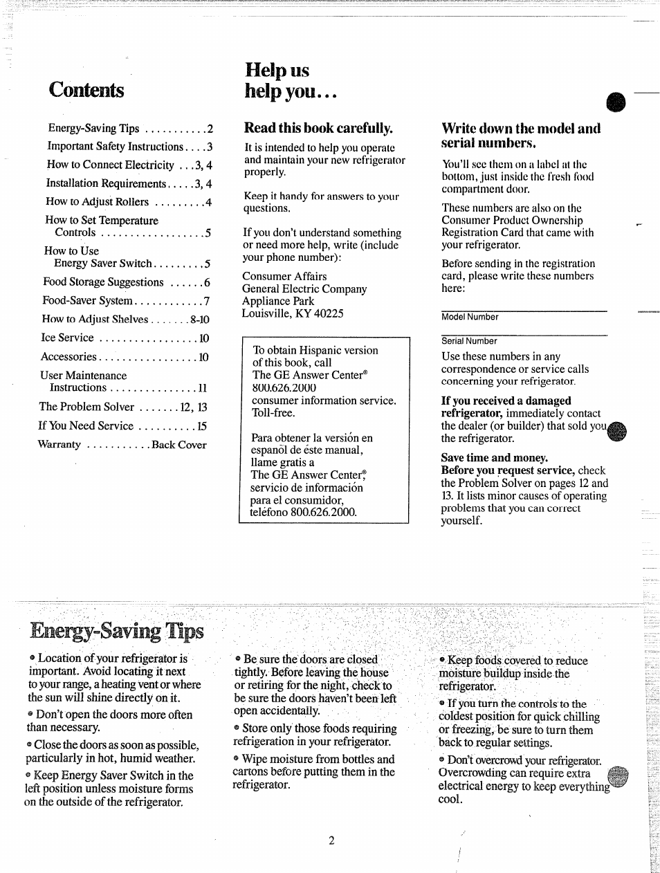GE 49-6514 User Manual | Page 2 / 15