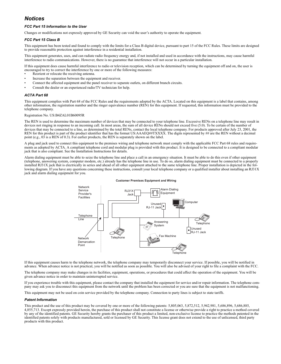 Notices | GE Concord 4 User Manual | Page 2 / 72